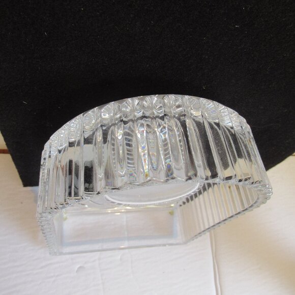 Princess House Led Crystal Mantel Clock. Gold, Unused, Vintage - Picture 6 of 11